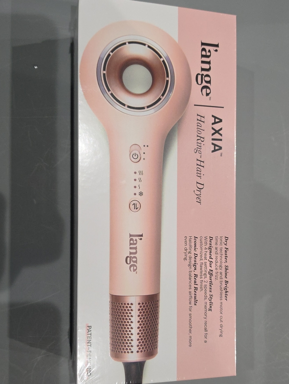 Lange AXIA HaloRising Hair Dryer - Light Pink